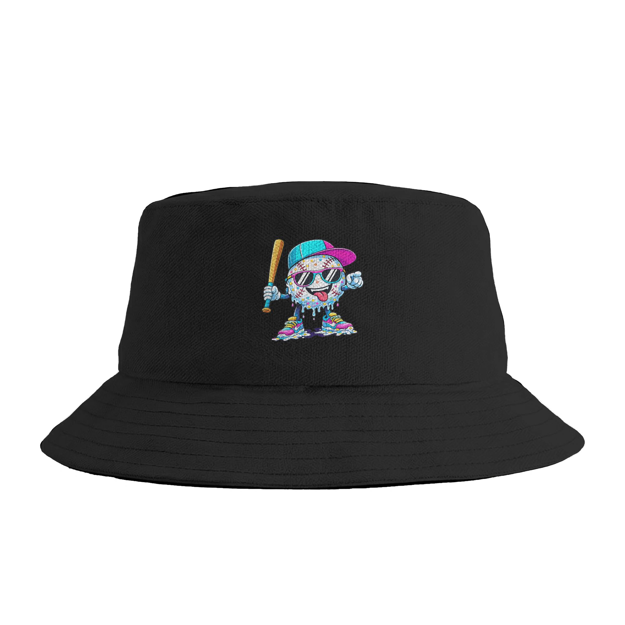 Korean Men Lifestyle - Funny Baseball Life Style Bucket Hat