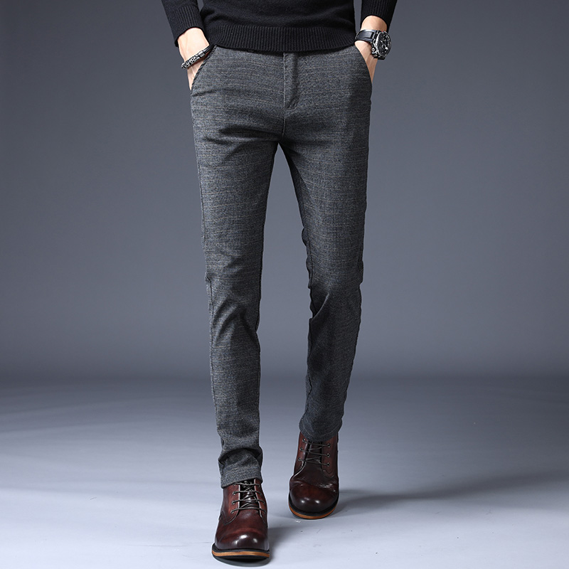 Spring Elastic Men's Casual Pa - مراجعة Korean Men Lifestyle وسعره