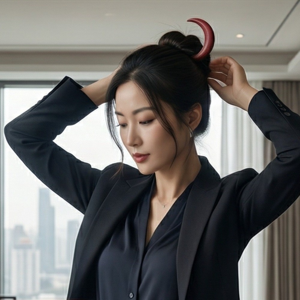 Fashion Elegant Crescent Hair  - مراجعة Hanbok Hair Pin وسعره