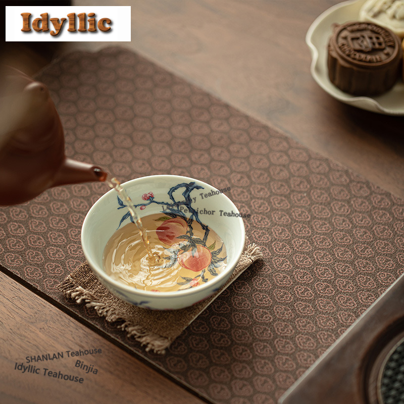 100ml Celadon Longevity Peach  - مراجعة Celadon Ceramic Cup وسعره