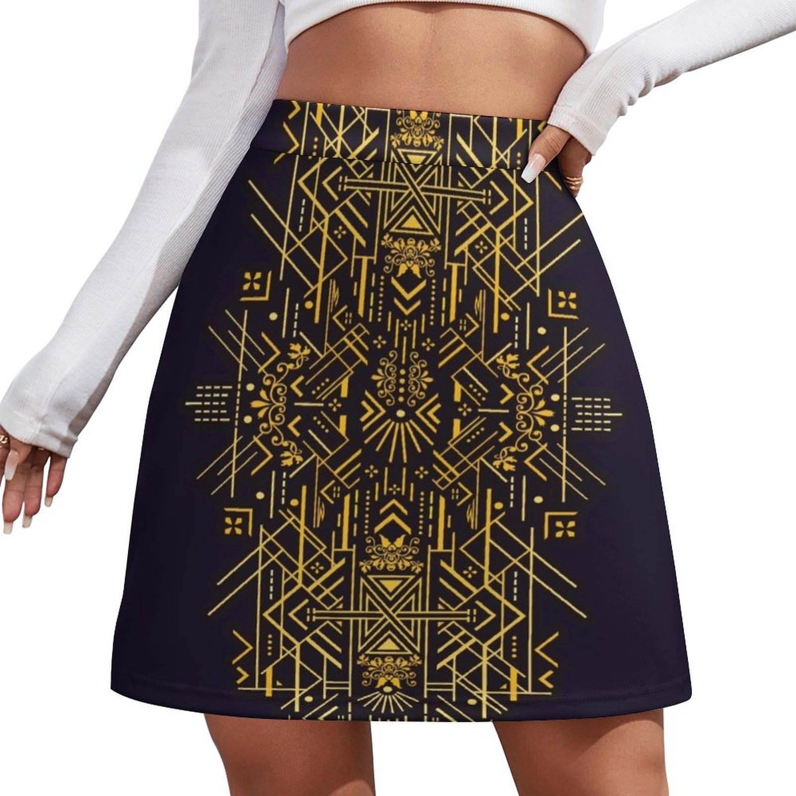 Life is Golden Mini Skirt wome - مراجعة Korean Luxury Lifestyle وسعره