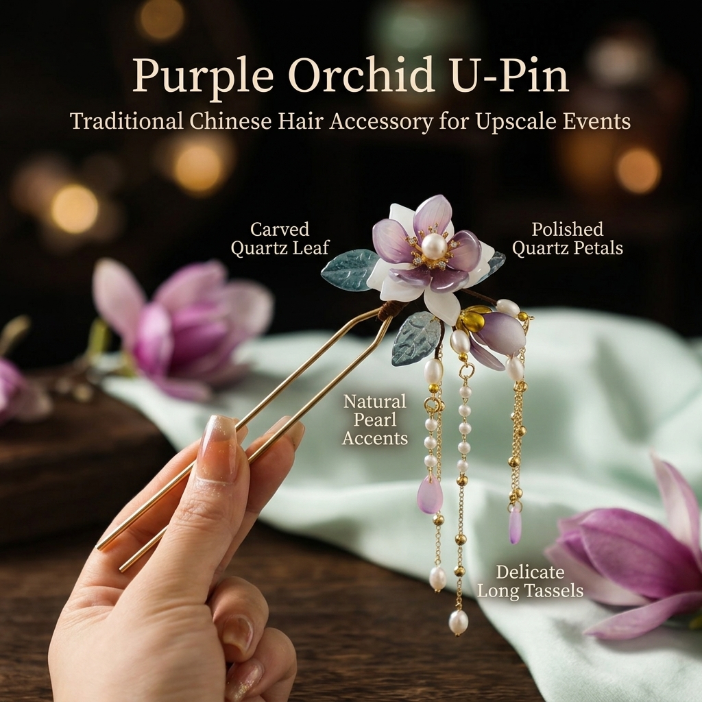Alloy U Shaped Hair Pin With O - مراجعة Hanbok Hair Pin وسعره