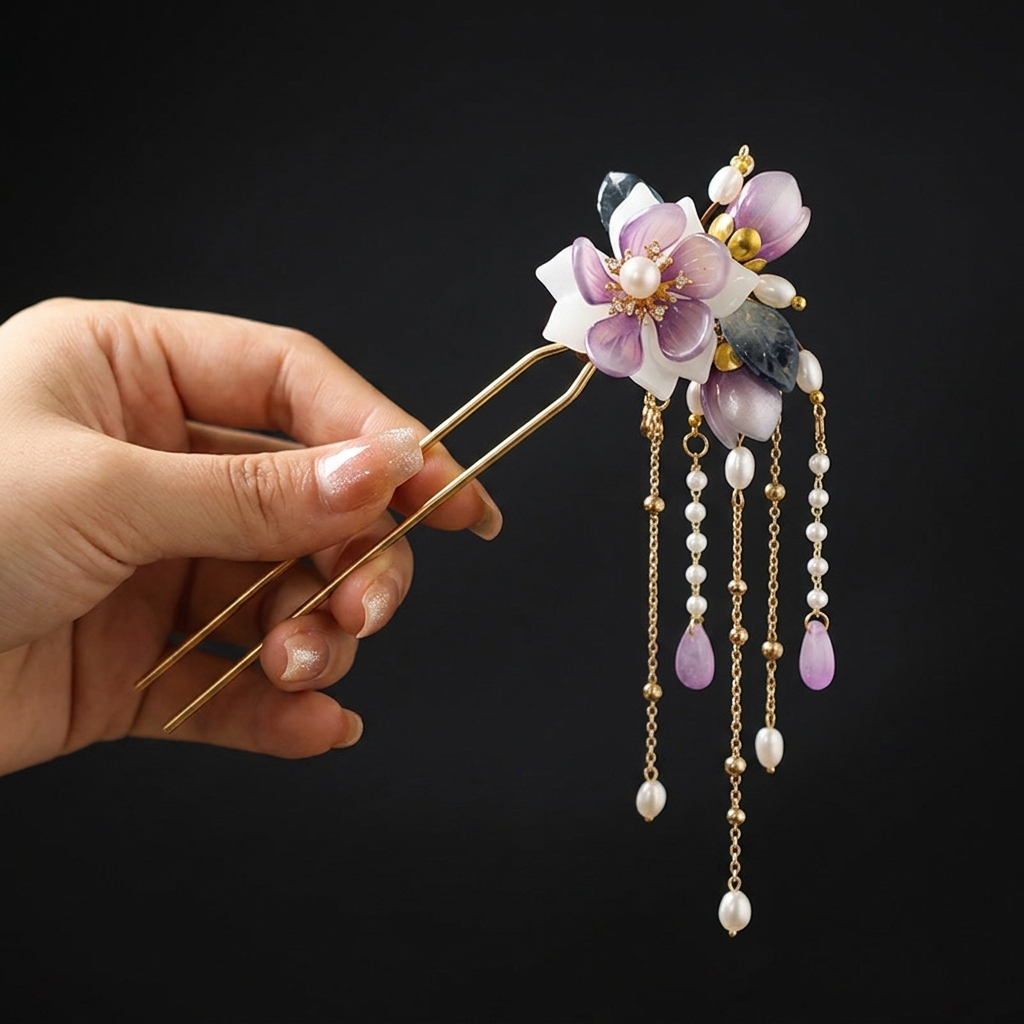 Alloy U Shaped Hair Pin With O - مراجعة Hanbok Hair Pin وسعره