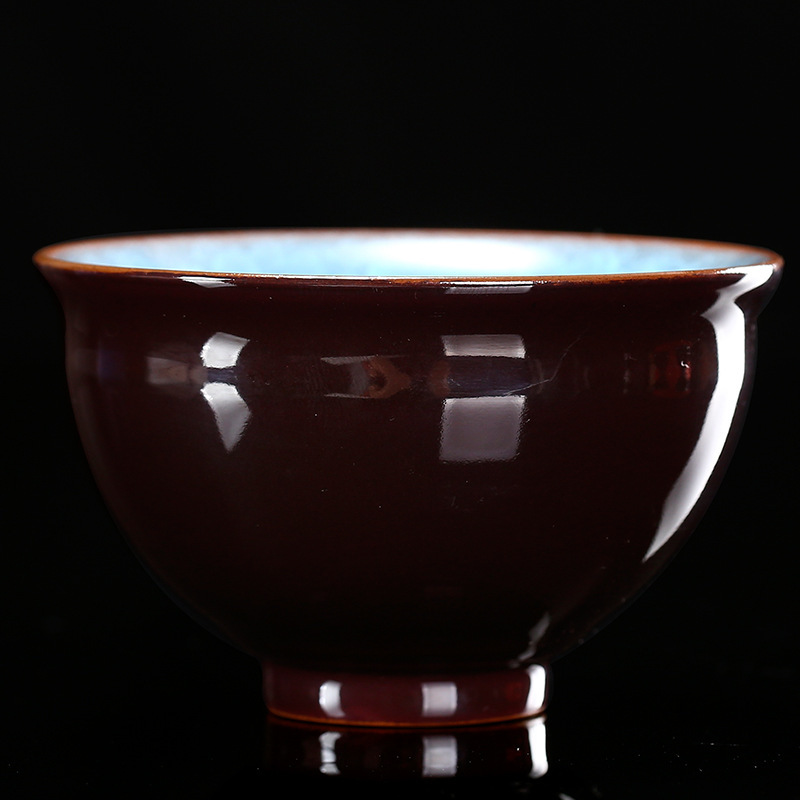 Large Ge Kiln Ice Crack Tea Cu - مراجعة Celadon Ceramic Cup وسعره