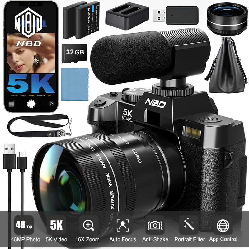 NBD 5K&48MP Digital Cameras Ph - مراجعة Korean Lifestyle Vlogs وسعره