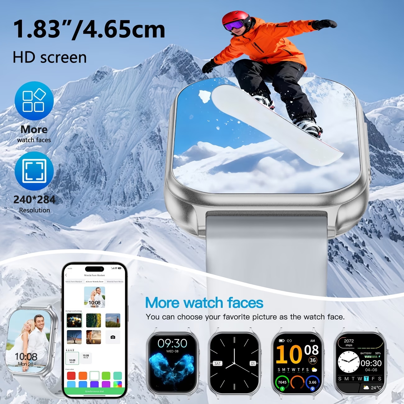 2026 New Style 1.83'' Smart Wa - مراجعة Korean Men Lifestyle وسعره