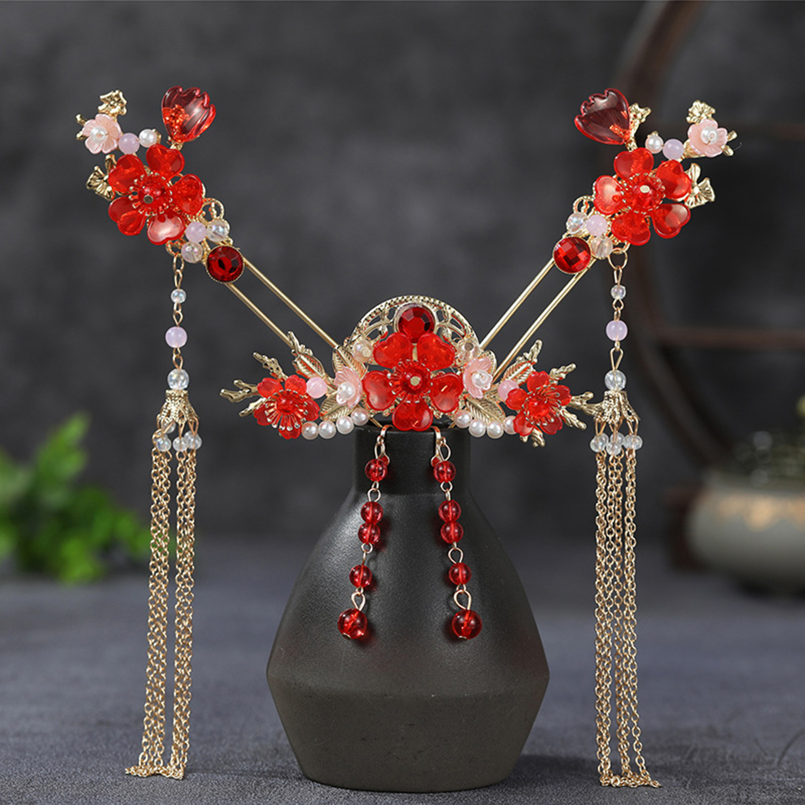 Ancient Wedding Hairpin Sets F - مراجعة Hanbok Hair Pin وسعره