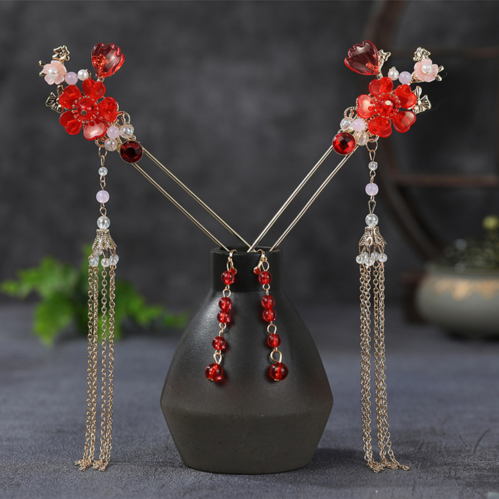 Ancient Wedding Hairpin Sets F - مراجعة Hanbok Hair Pin وسعره
