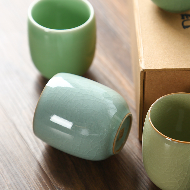 CHANSHOVA-Porcelain Tea Cup Se - مراجعة Celadon Ceramic Cup وسعره
