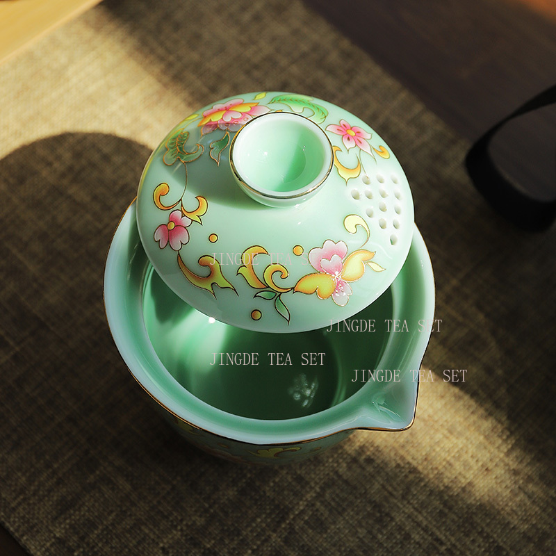 Celadon one pot two cups trave - مراجعة Celadon Ceramic Cup وسعره