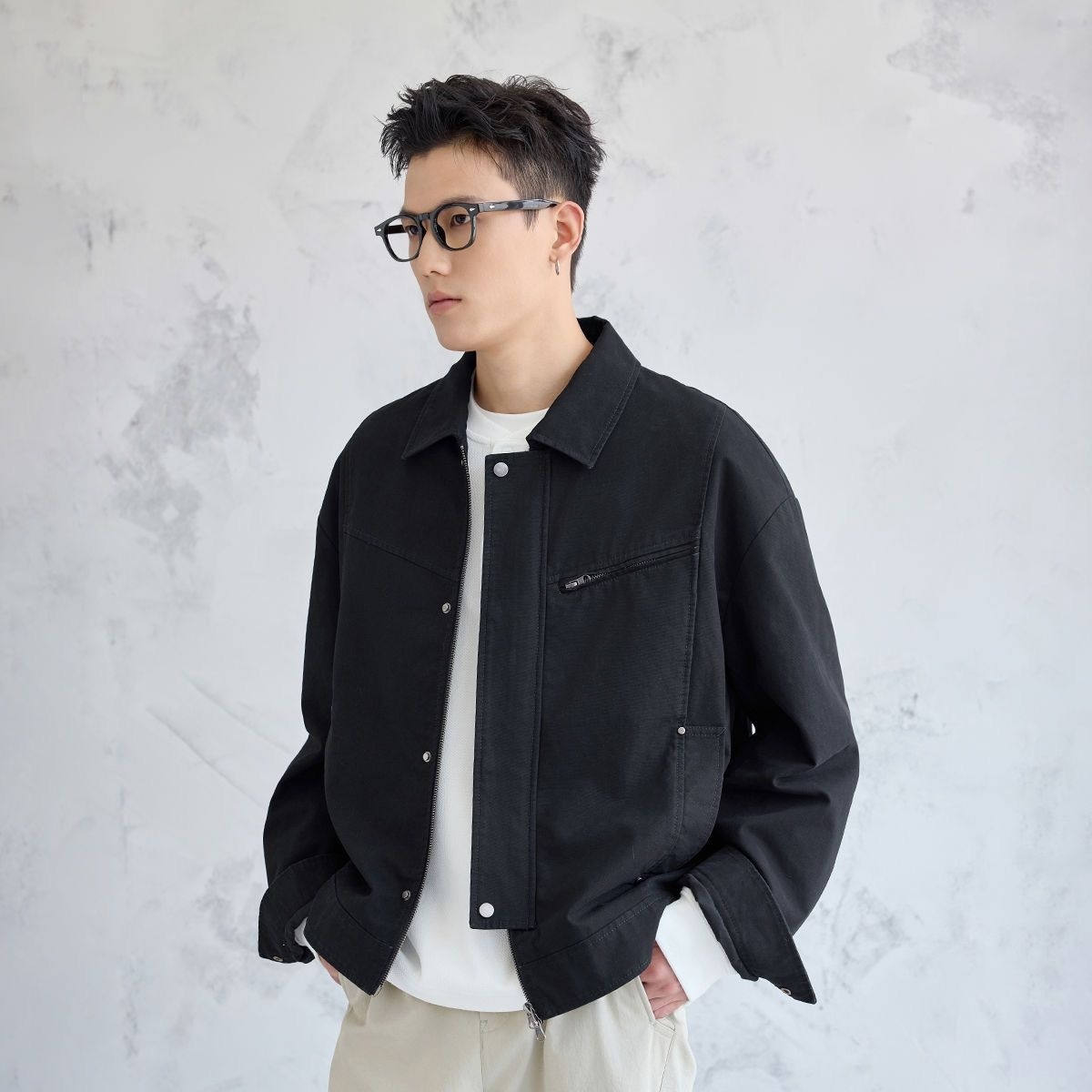 Mens Jacket Coat Korean City U - مراجعة Korean Men Lifestyle وسعره