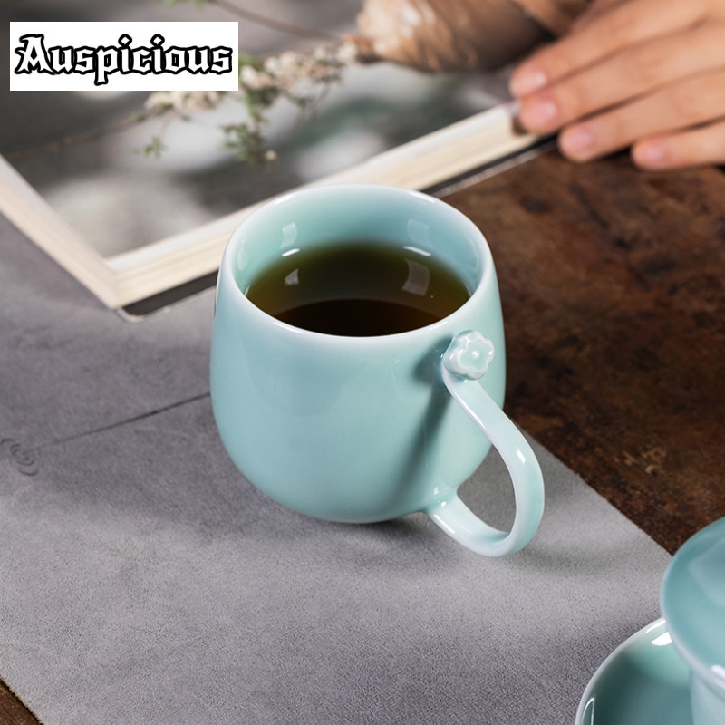 400ml Azure Longquan Celadon F - مراجعة Celadon Ceramic Cup وسعره