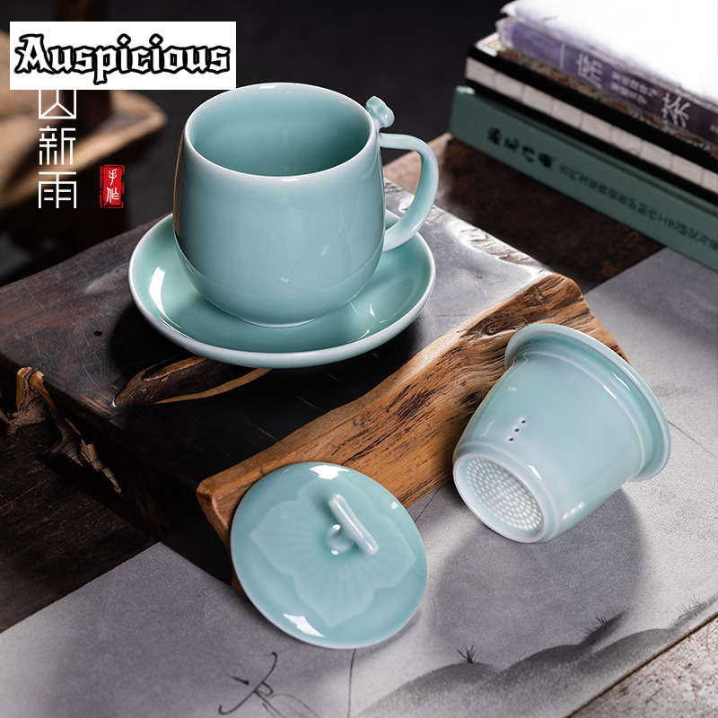 400ml Azure Longquan Celadon F - مراجعة Celadon Ceramic Cup وسعره
