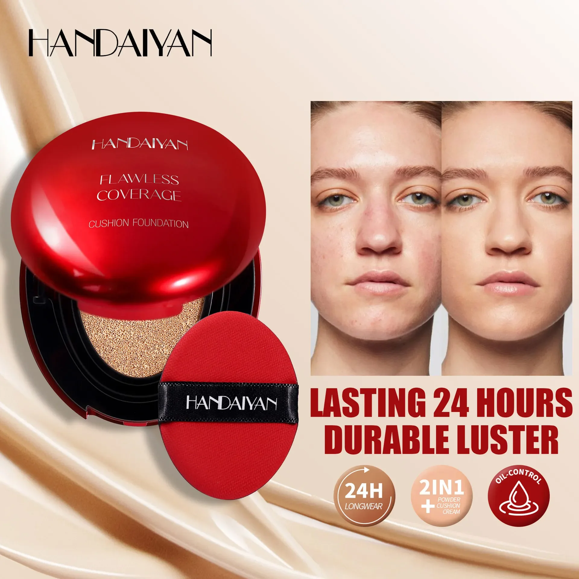 Korean Air Cushion Foundation  - مراجعة Bb Cushion Korean وسعره