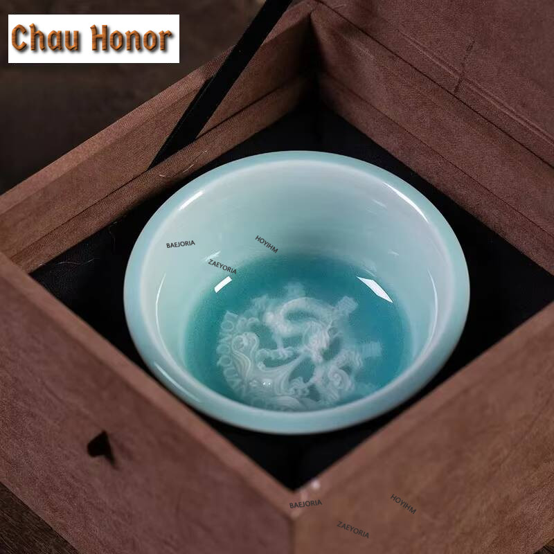 90ml High-end Longquan Celadon - مراجعة Celadon Ceramic Cup وسعره