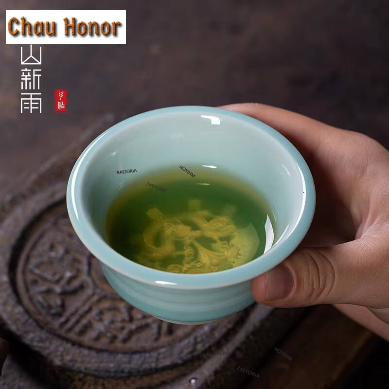 90ml High-end Longquan Celadon - مراجعة Celadon Ceramic Cup وسعره
