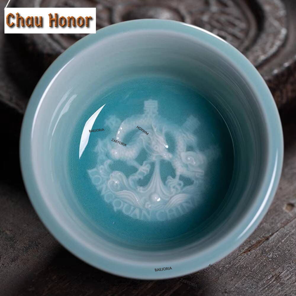 90ml High-end Longquan Celadon - مراجعة Celadon Ceramic Cup وسعره