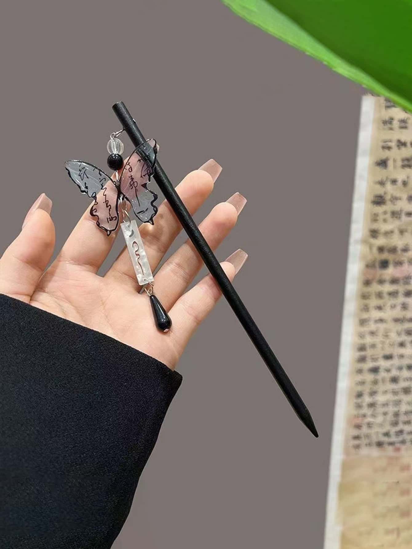 1pc Butterfly Tassel Hairpin E - مراجعة Hanbok Hair Pin وسعره