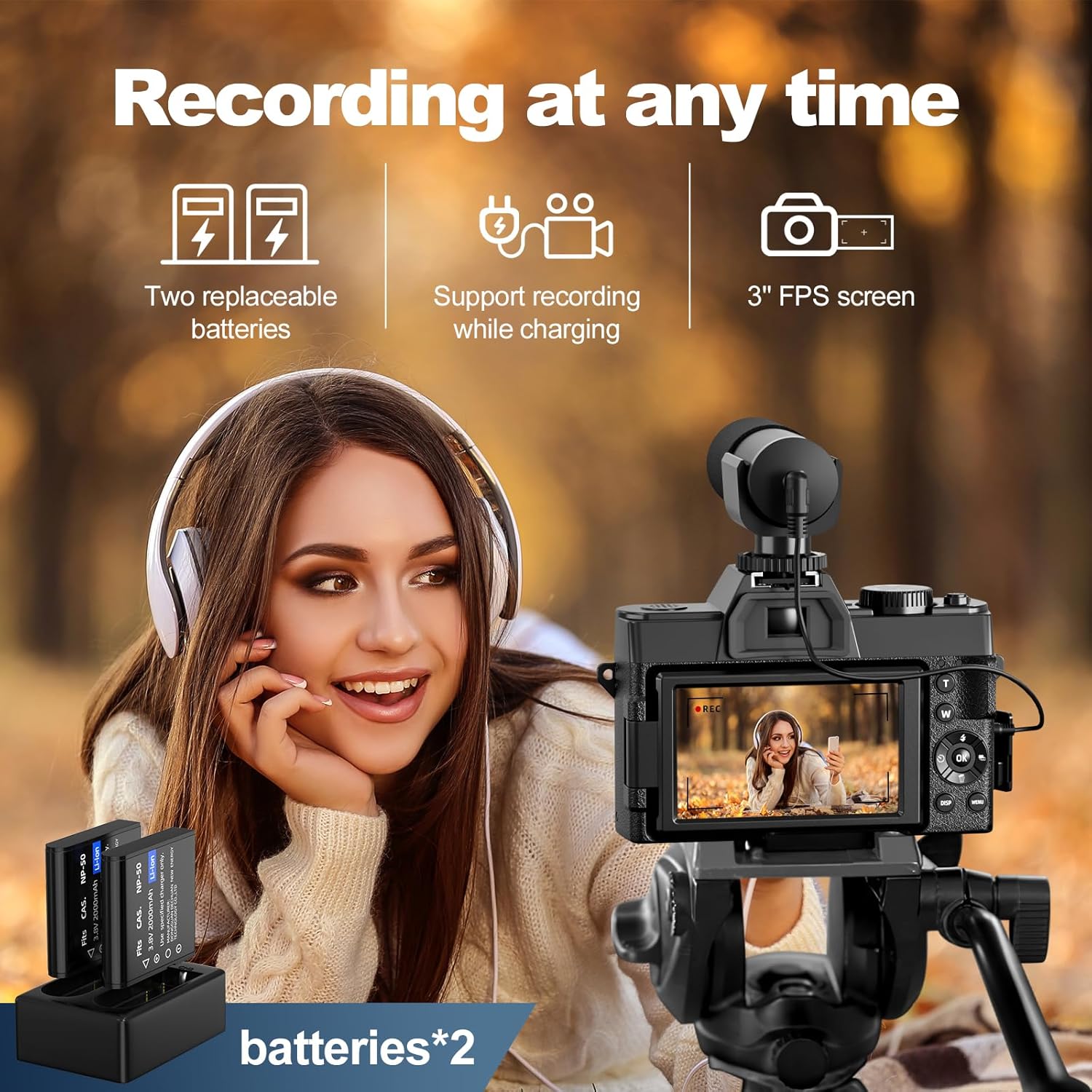 NBD 48MP 4K Digital Camera S10 - مراجعة Korean Lifestyle Vlogs وسعره