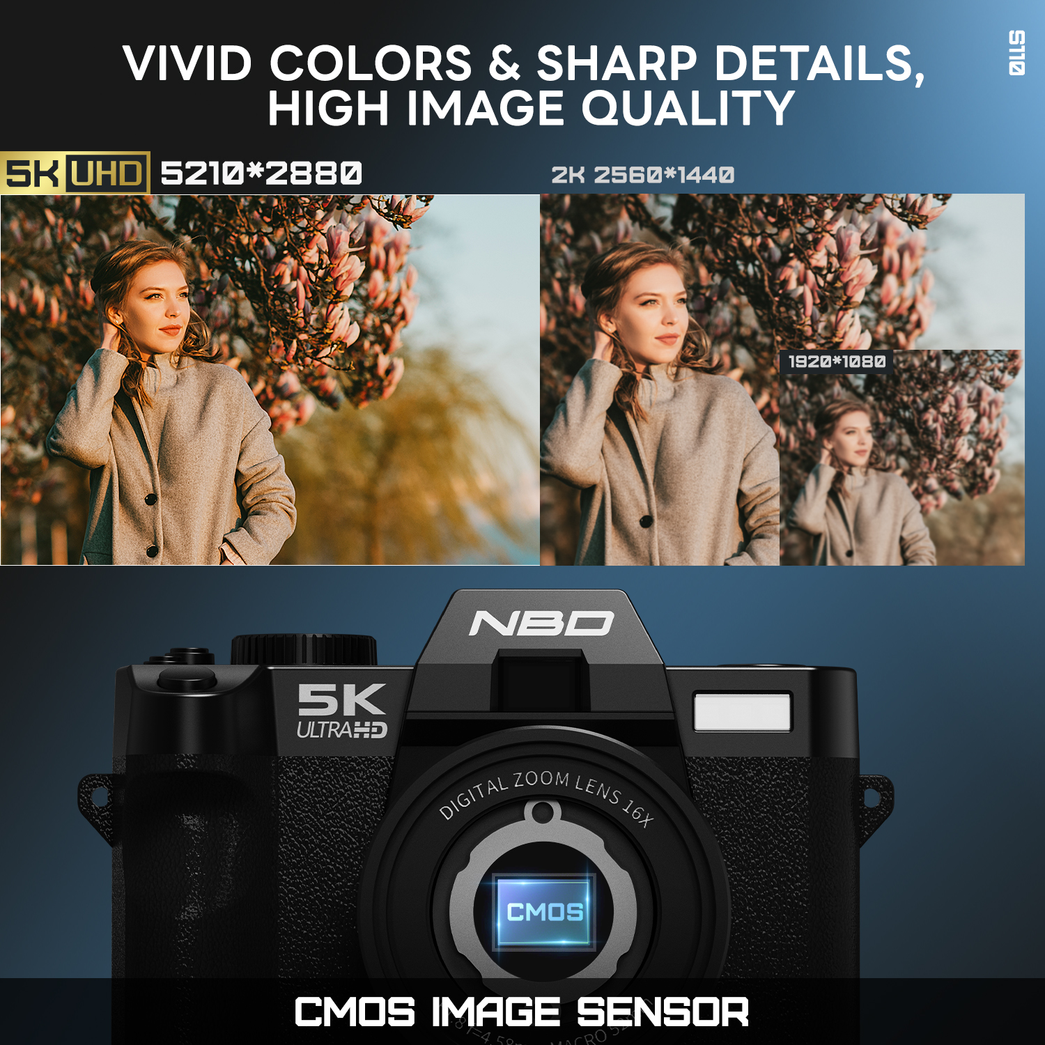 NBD 5K 48MP Digital Cameras fo - مراجعة Korean Lifestyle Vlogs وسعره