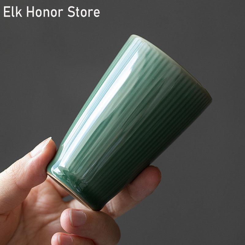 90ML Yue Kiln Celadon Tea Cup  - مراجعة Celadon Ceramic Cup وسعره