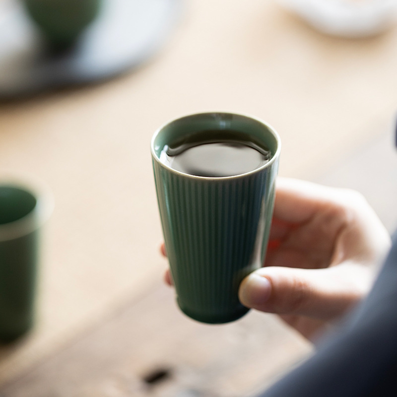 90ML Yue Kiln Celadon Tea Cup  - مراجعة Celadon Ceramic Cup وسعره