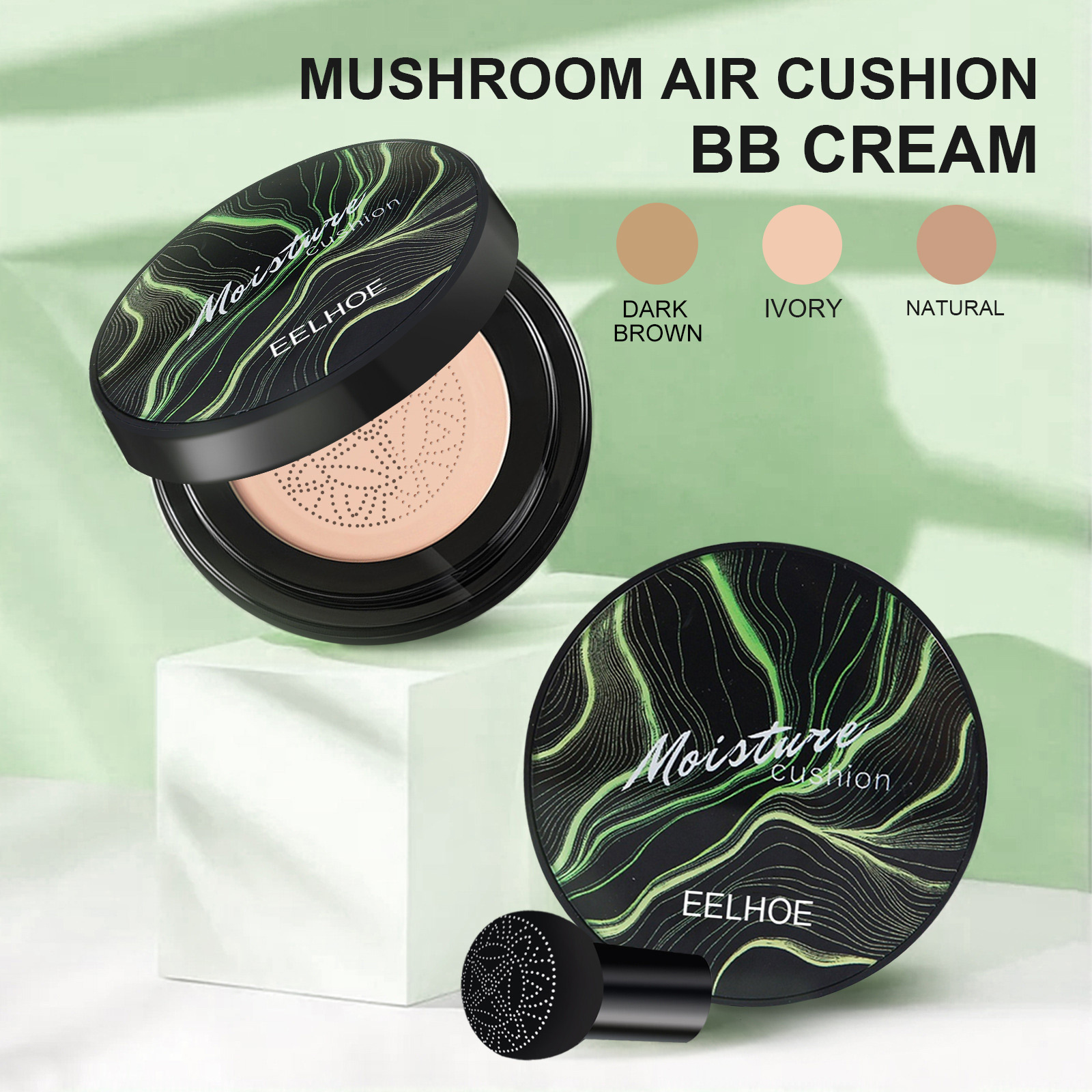 EELHOE Mushroom Head Air Cushi - مراجعة Bb Cushion Korean وسعره