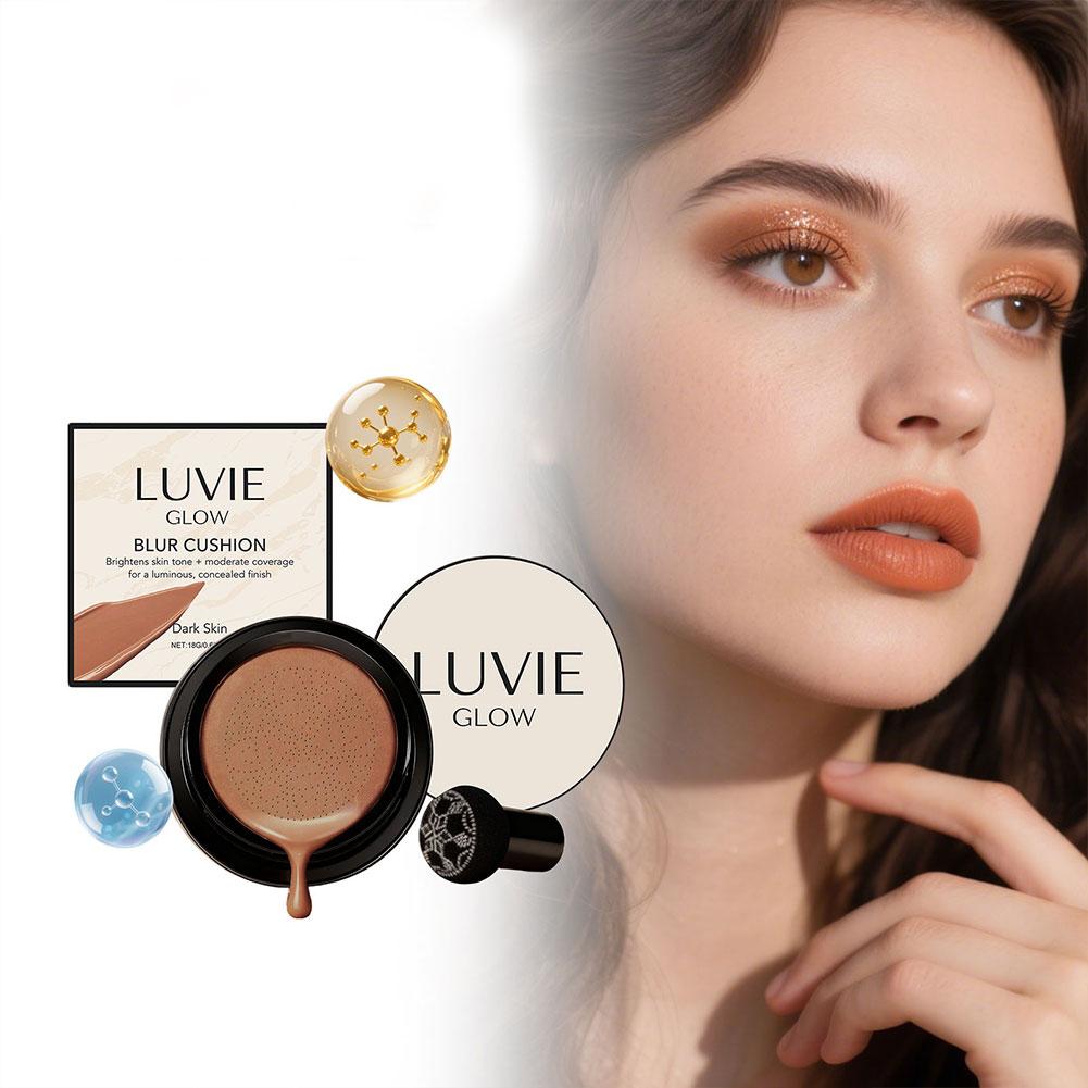 LUVIE GLOW Hydrating Mushroom  - مراجعة Bb Cushion Korean وسعره
