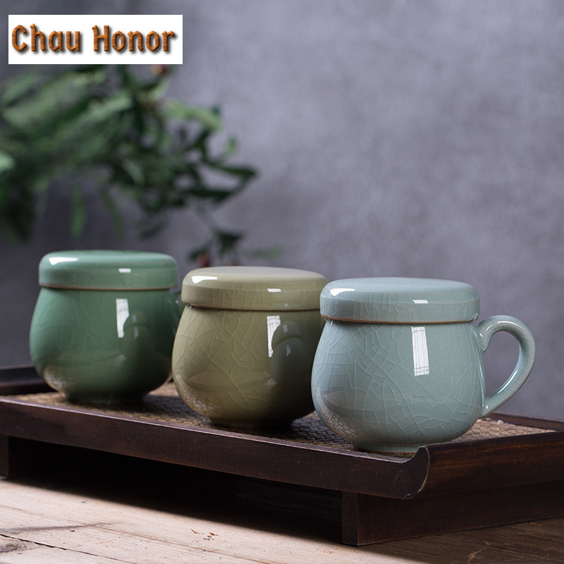 330ml Longquan Celadon Filter  - مراجعة Celadon Ceramic Cup وسعره