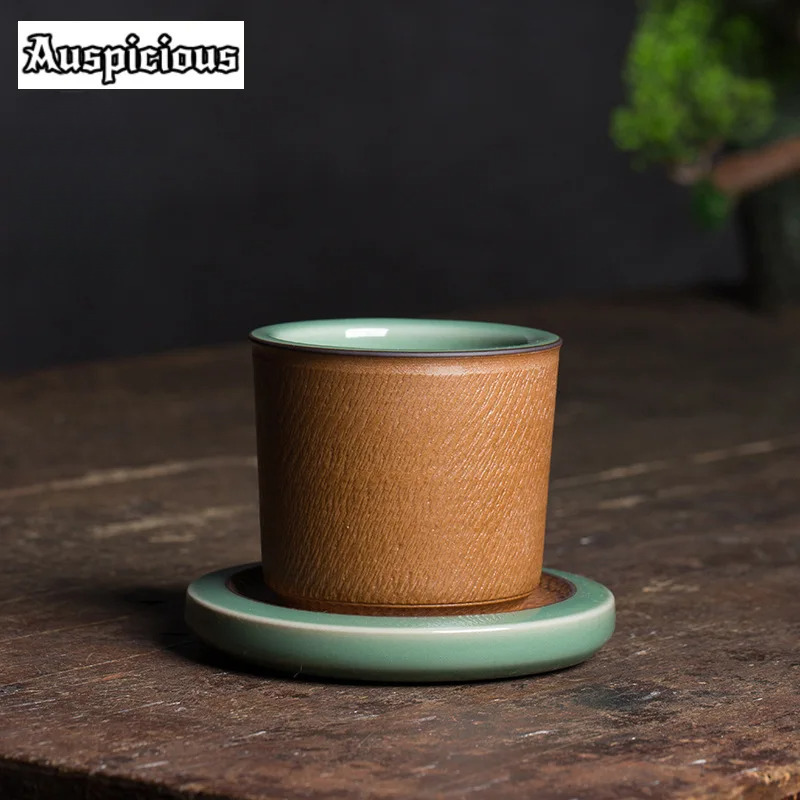 110ml High-end Longquan Celado - مراجعة Celadon Ceramic Cup وسعره
