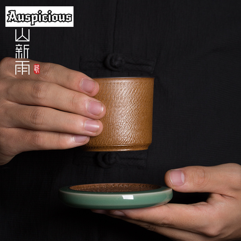 110ml High-end Longquan Celado - مراجعة Celadon Ceramic Cup وسعره