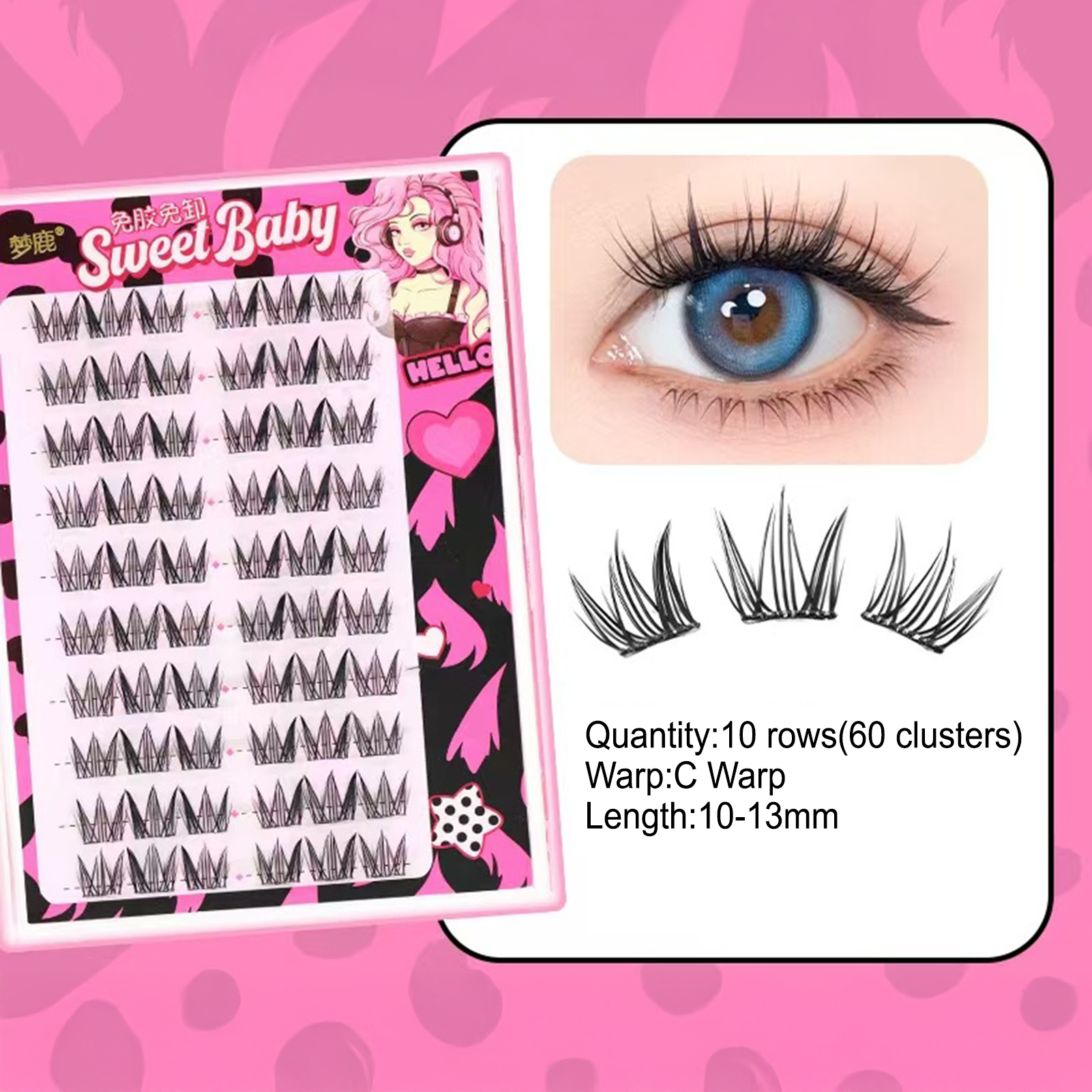 Women DIY Curling Eyelash Clus - مراجعة Korean Lifestyle Products وسعره