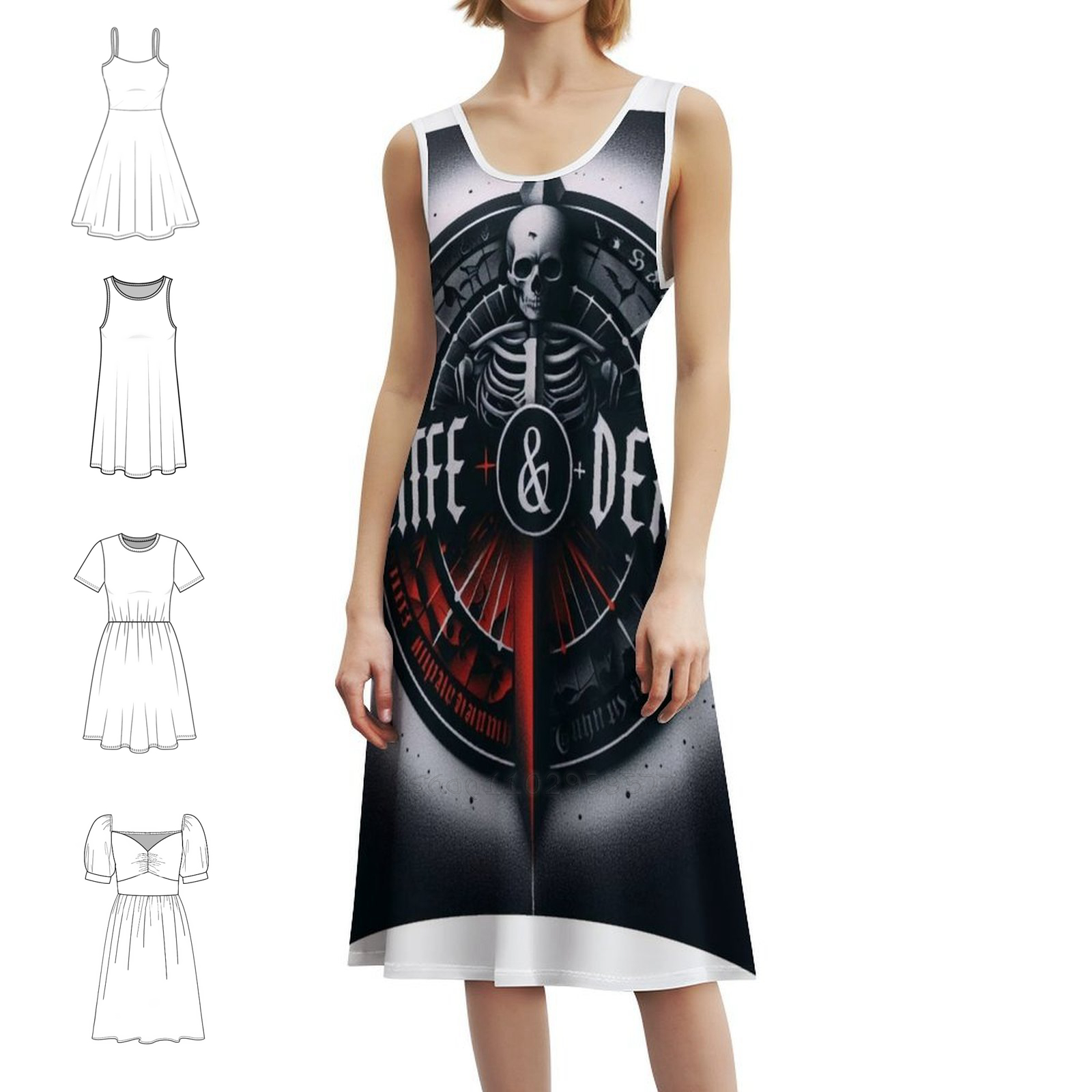 Death Korean Style Casual Dres - مراجعة Korean Lifestyle وسعره