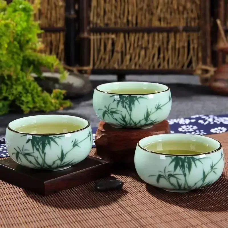Tea Cup Ceramic  1PC Celadon H - مراجعة Celadon Ceramic Cup وسعره