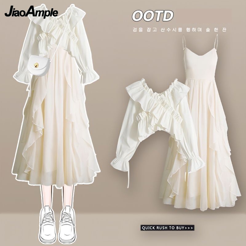 Women's Dress Set 2025 Spring  - مراجعة Korean Lifestyle وسعره