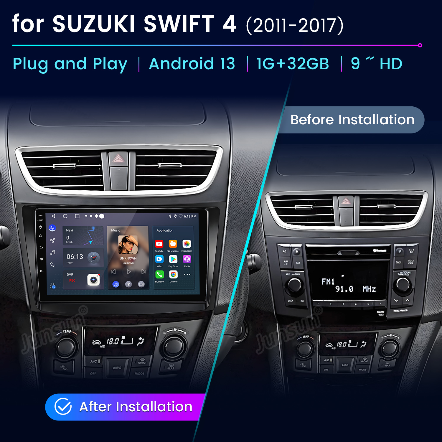 Junsun AI Voice Car Stereo Rad - مراجعة Korean Lifestyle Products وسعره