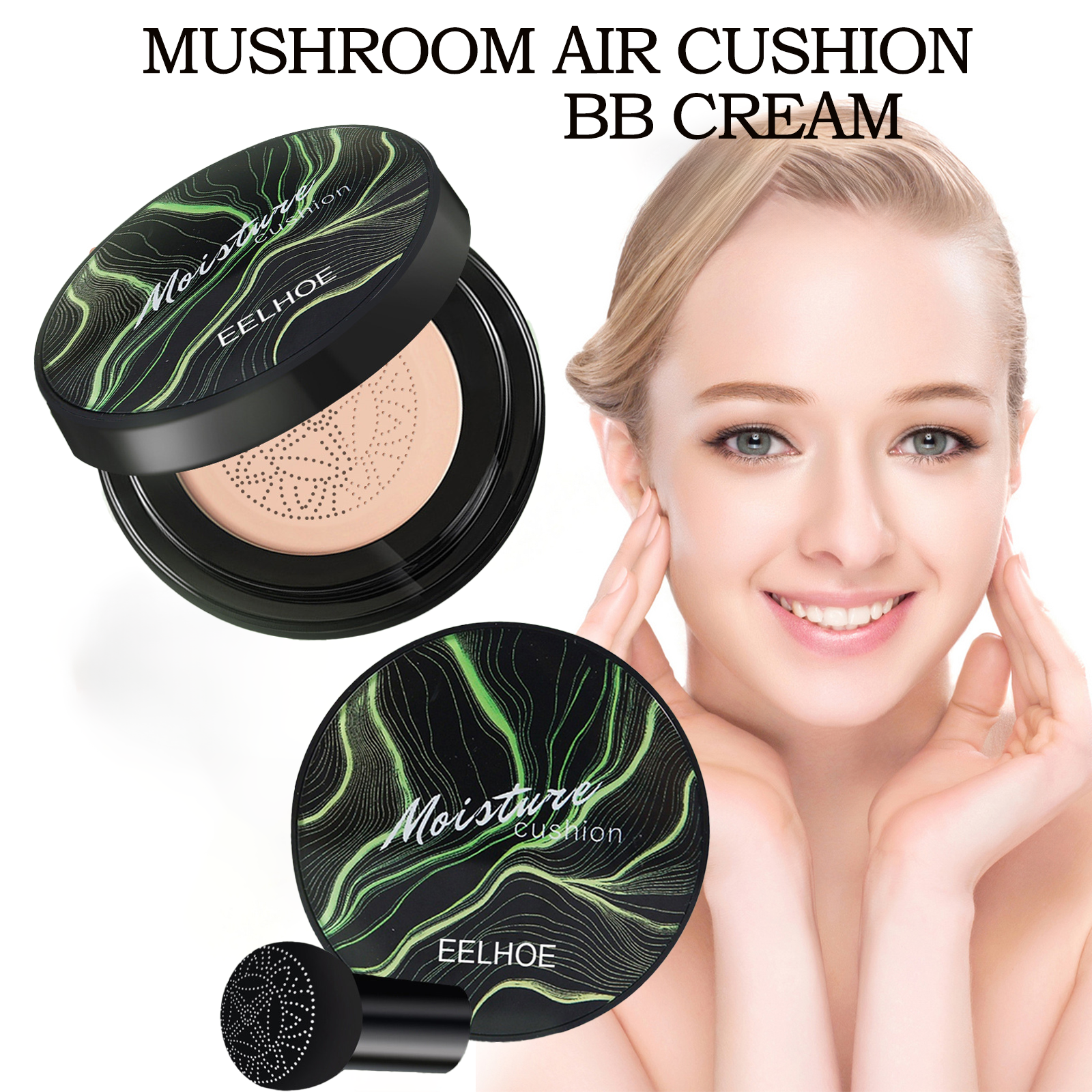 EELHOE Mushroom Head Air Cushi - مراجعة Bb Cushion Korean وسعره