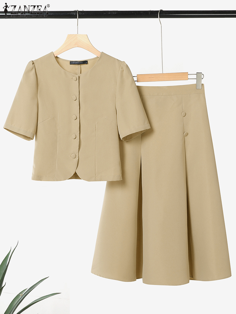 Pleated Skirts Sets Women Shor - مراجعة Korean Lifestyle وسعره