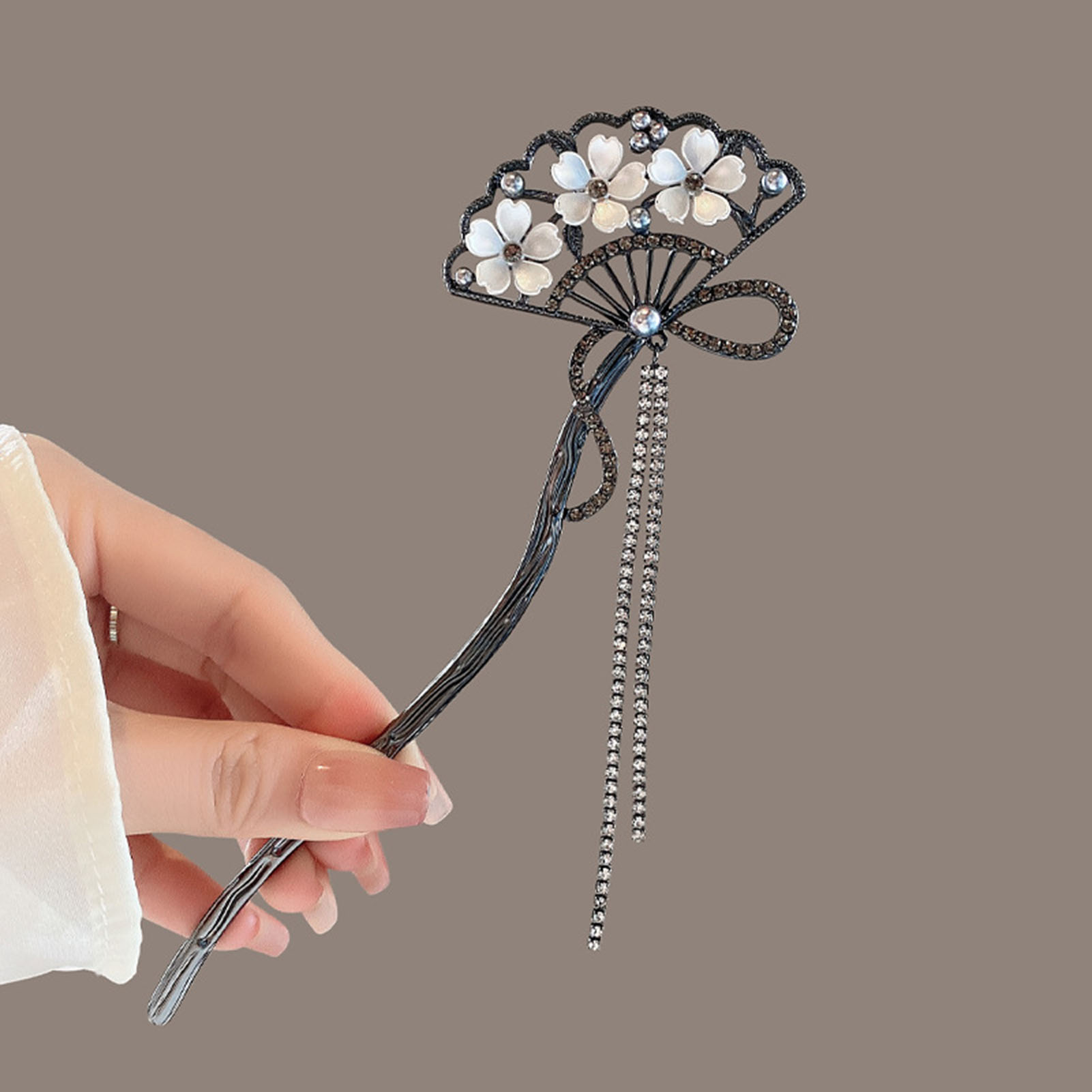 Vintage Flower Fan Shaped Hair - مراجعة Hanbok Hair Pin وسعره
