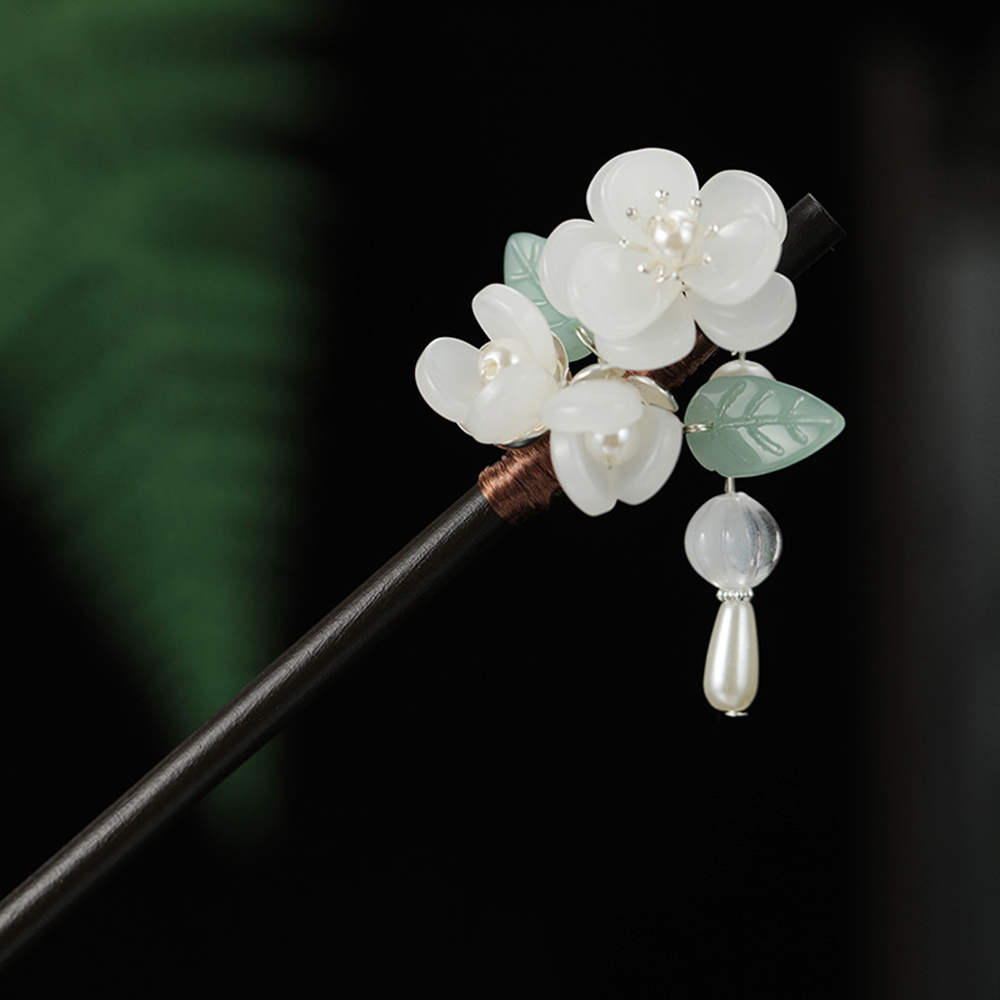 Retro Flower Hairpin With Pear - مراجعة Hanbok Hair Pin وسعره