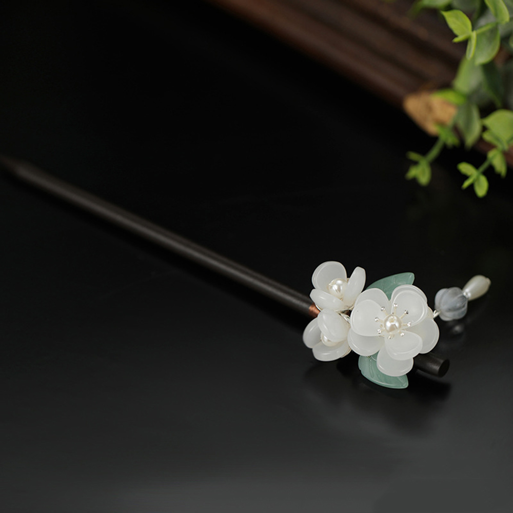 Retro Flower Hairpin With Pear - مراجعة Hanbok Hair Pin وسعره
